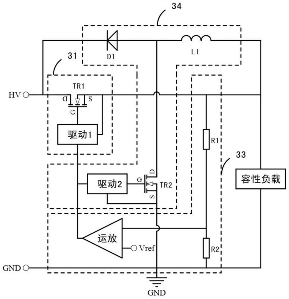 A drive power circuit and its drive method