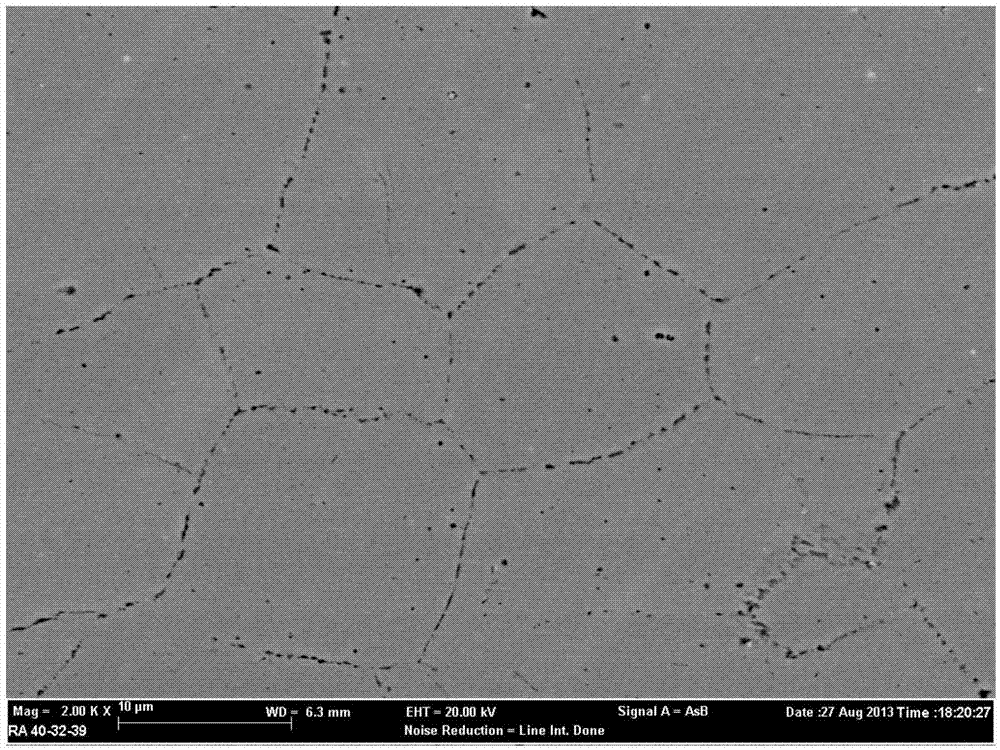 Quantitative metallographic analysis method for phase M23C6 of Super 304H steel