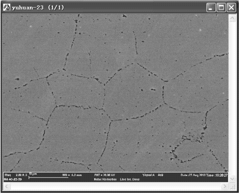 Quantitative metallographic analysis method for phase M23C6 of Super 304H steel