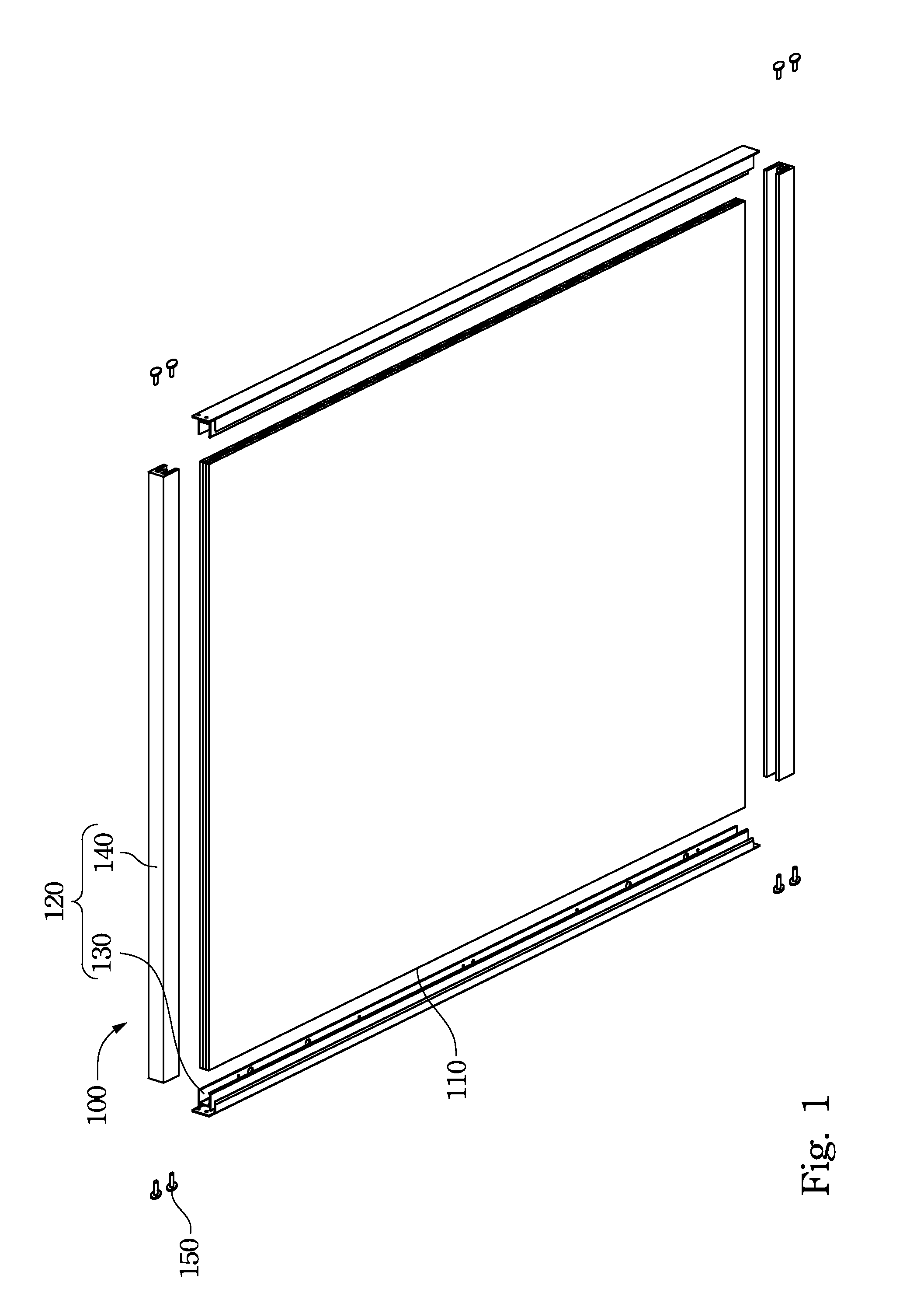 Frame for solar module