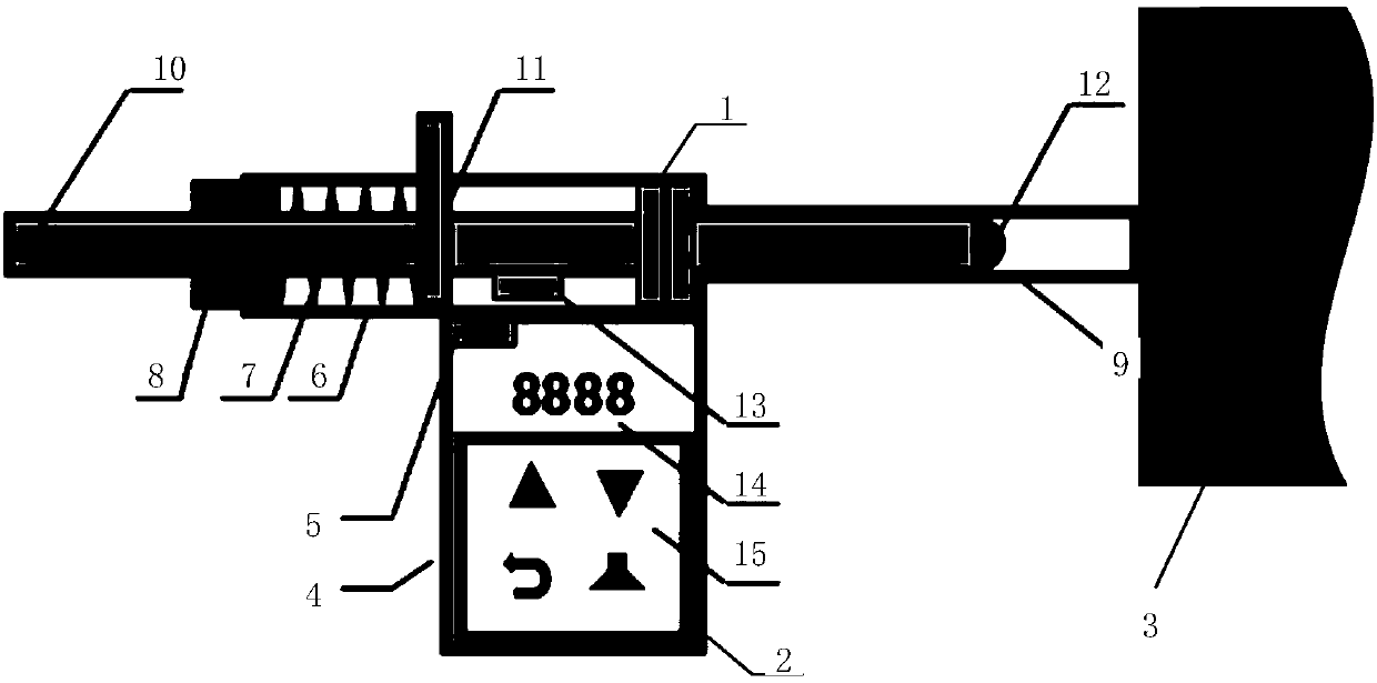 A rock burst tendency testing gun and a testing method