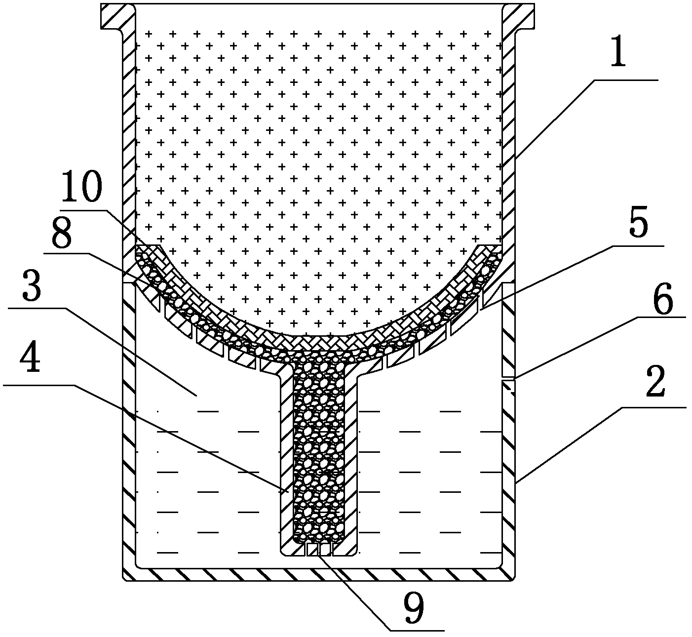 Two-layer flower pot