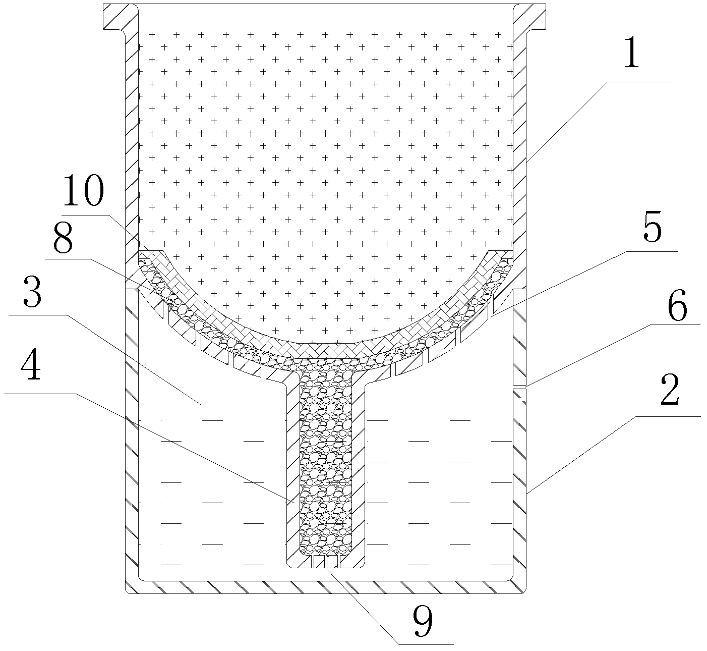 Two-layer flower pot