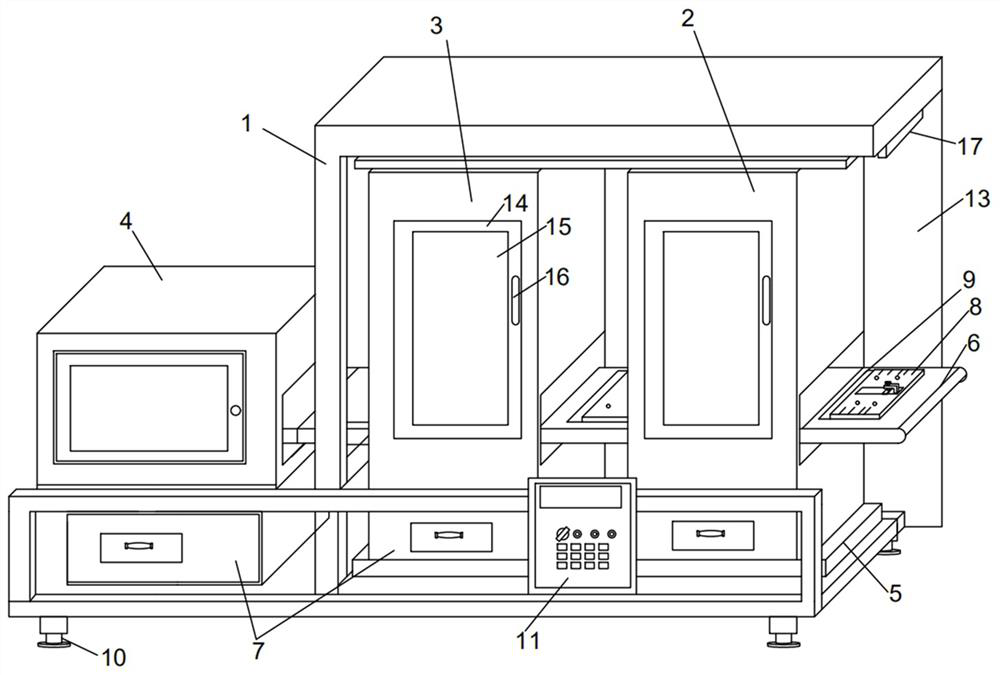 Safety protection type anti-seismic noise-reduction electromechanical engineering equipment for building construction