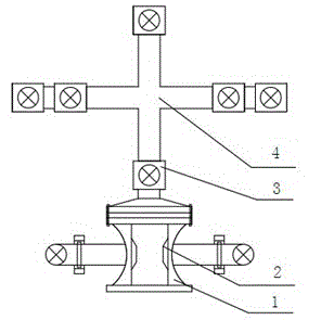 Non-well killing well mouth operation process and equipment of injection-production integrated thermal production process