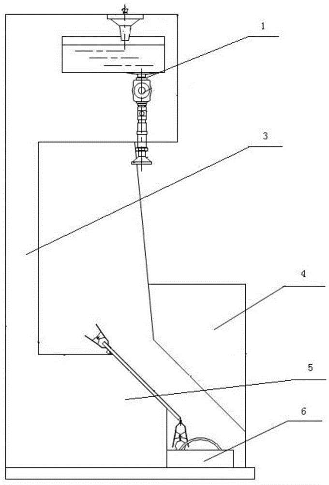 Tester for detecting permeability of textile exposed to rain