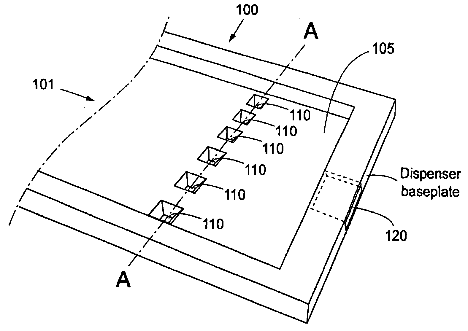 Ffe array dispenser