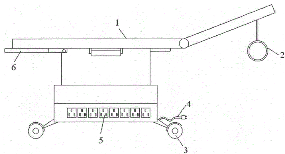 Multifunctional intensive interventional ultrasonic surgical bed