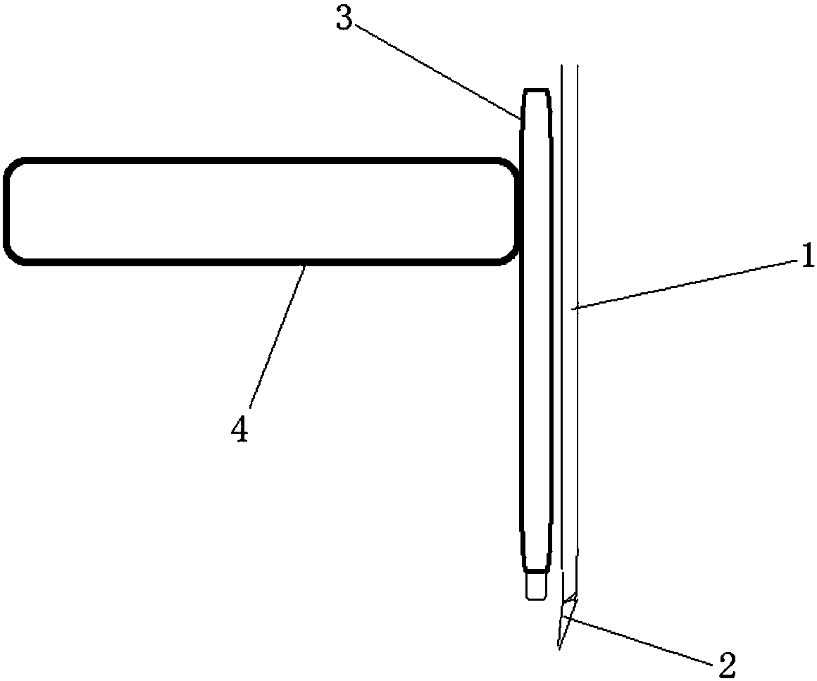 Flame cutting machine nitrogen accompanying purging system and method