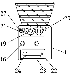 Rapeseed shelling device having dust removal function