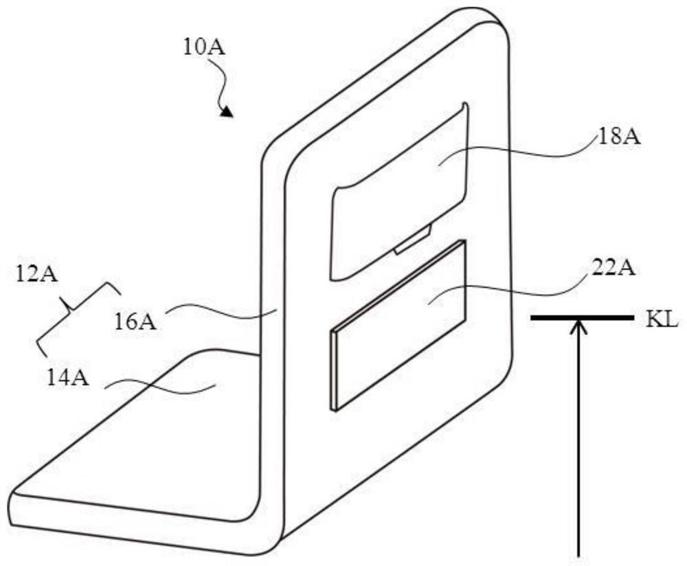 Integrated aircraft passenger entertainment device, aircraft passenger seat and aircraft