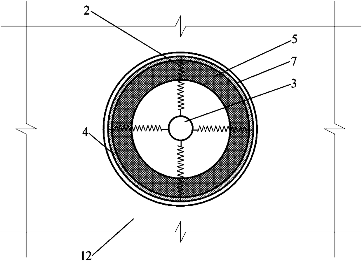 Multidimensional Vibration Damping Device of Suspension Bridge Central Buckle Containing Viscoelastic Energy Dissipating Members and Metal Rubber