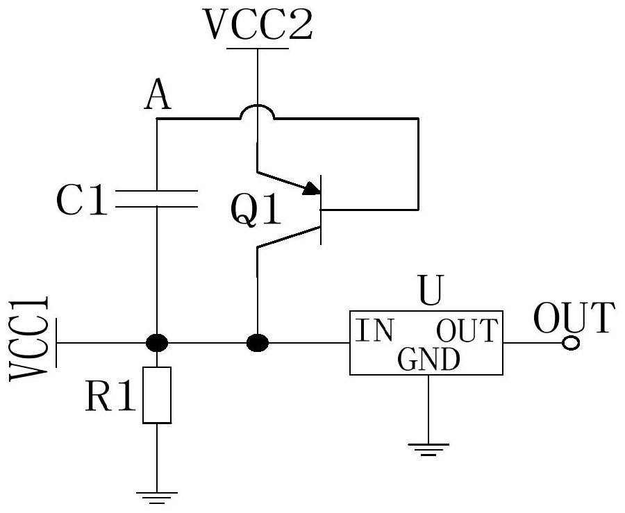 Redundant backup power supply and chips and electronic equipment