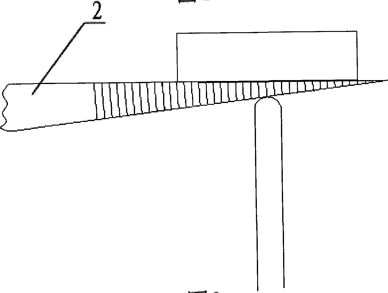 Special examination tools fro measuring glass edging tolerance and measurement method thereof