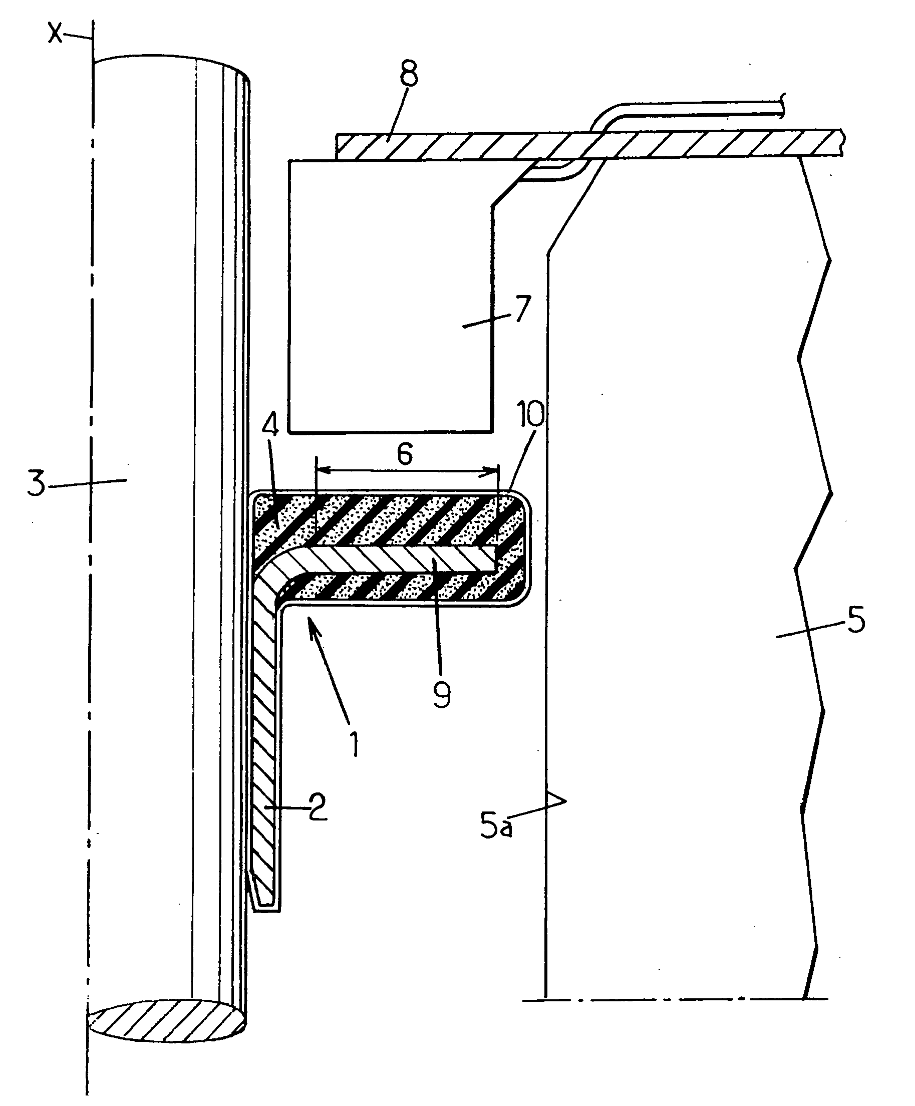 Encoder for a movable shaft, a device including such an encoder, and a method of fabricating such an encoder