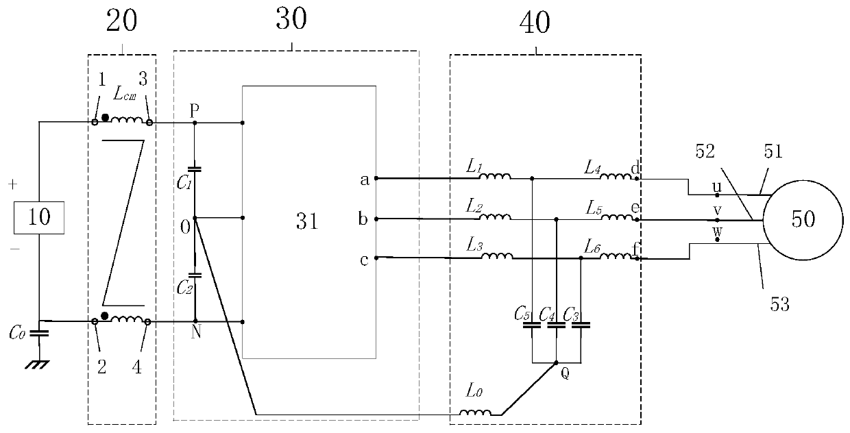 Three-phase three-level ANPC common-mode current elimination inverter system