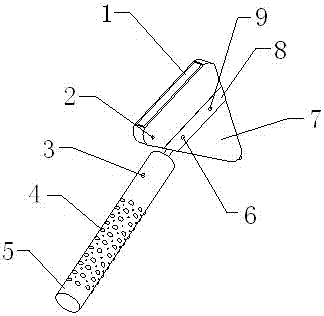 Portable multifunctional percussion hammer for neurology department medical diagnosis