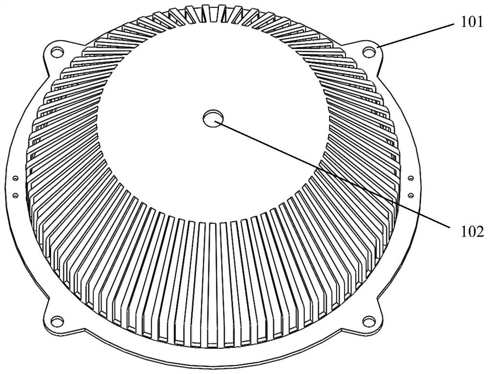 A high-power LED lamp heat sink