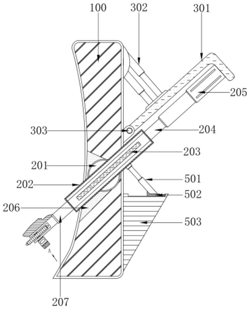Efficient land leveling device and method for high upheaval ground of construction site