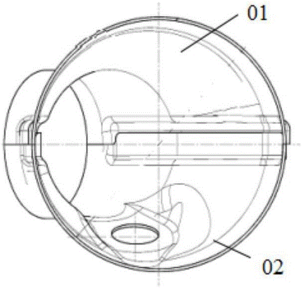 Production transmission line for upper shell and lower shell of special-shaped pipe