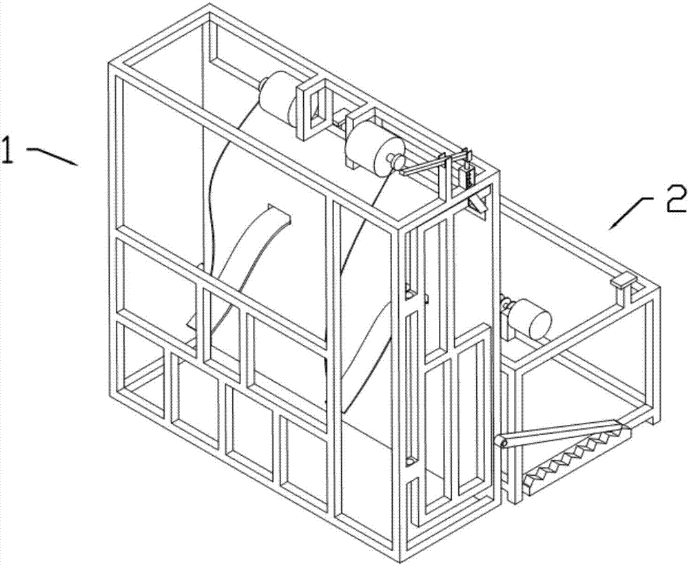 Fixing device for hoof trimming of cows