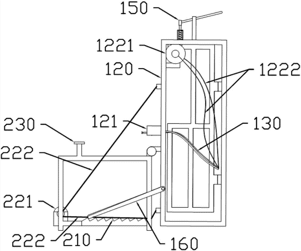 Fixing device for hoof trimming of cows