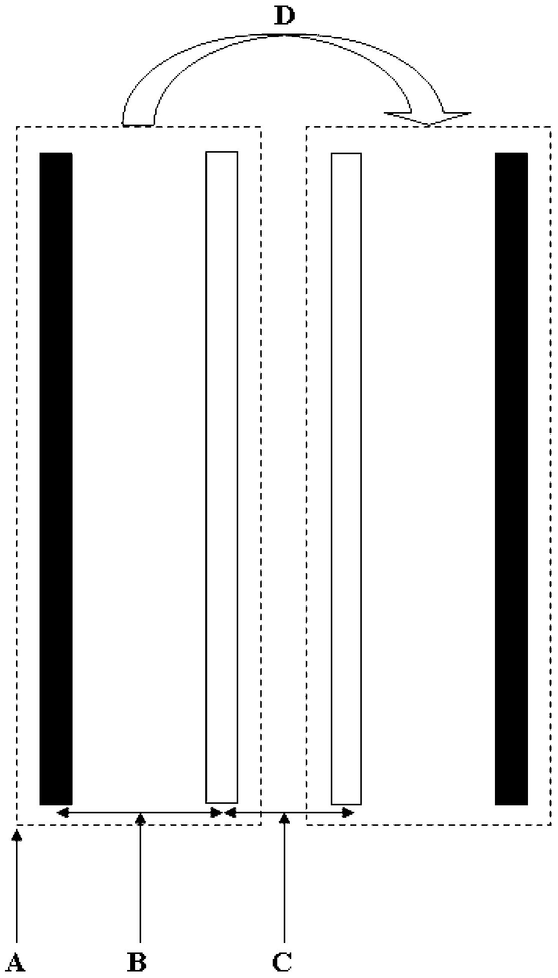 Planting method for corn-soybean strip intercropping