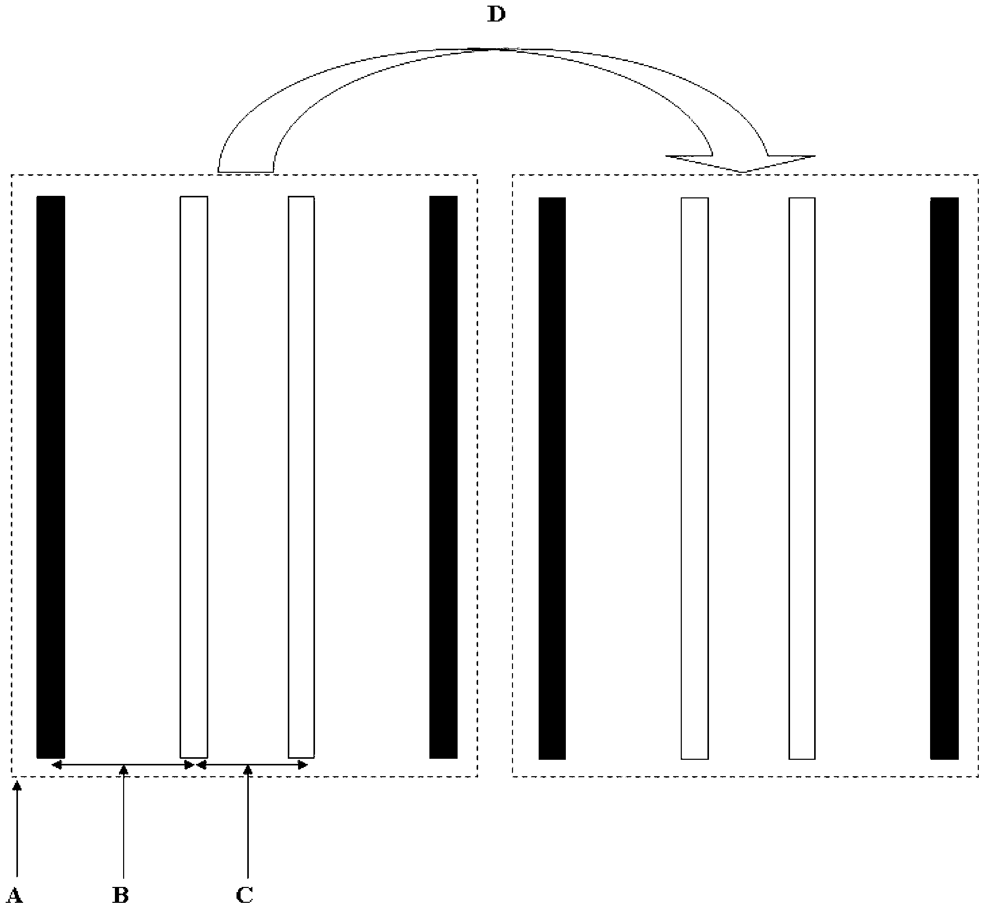 Planting method for corn-soybean strip intercropping