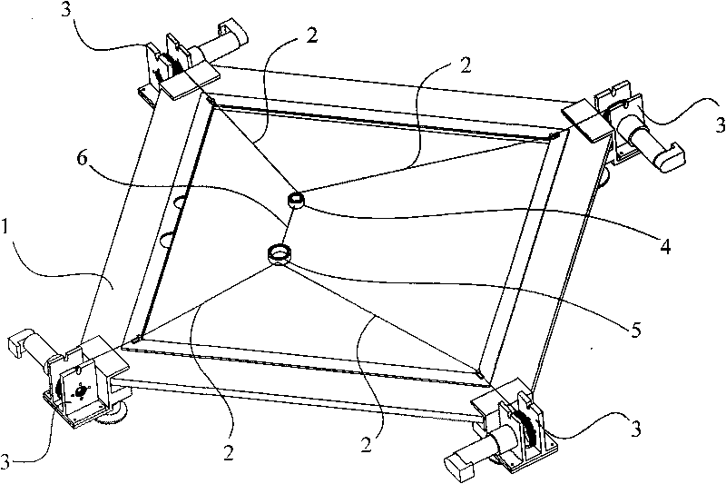 Four degrees of freedom wire driven man-machine interaction device capable of feeding back grasping force