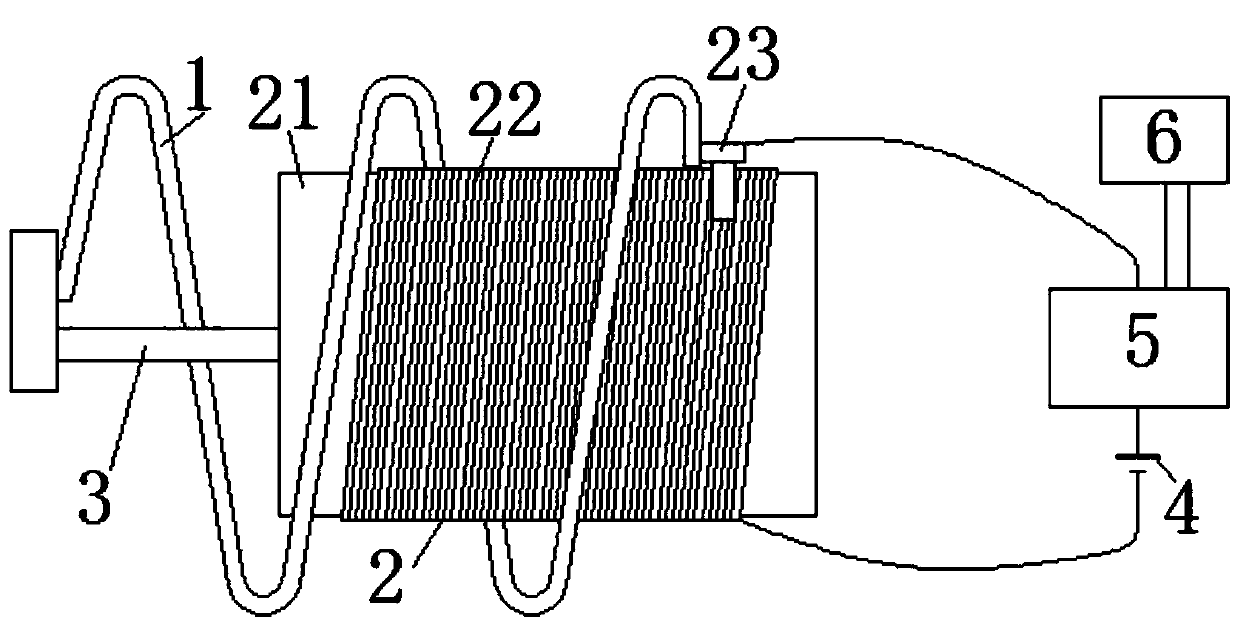 Temperature display device