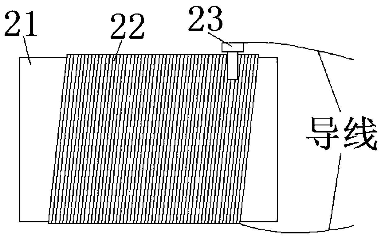 Temperature display device