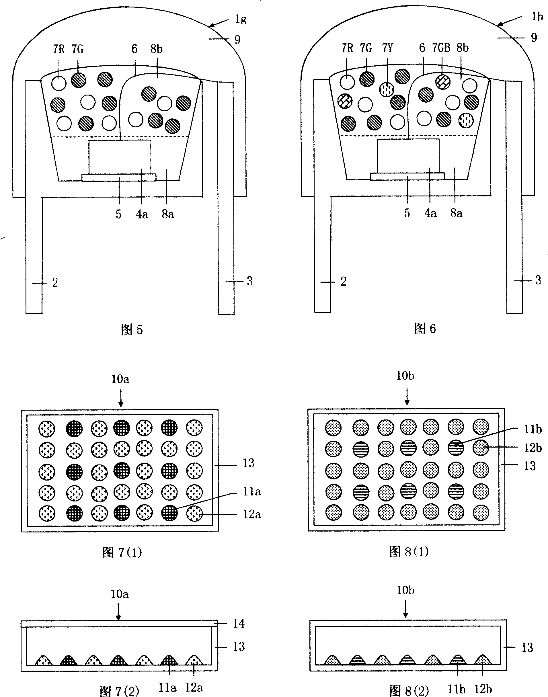 White light LED and lighting apparatus