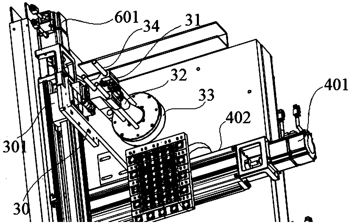 Appearance detection device of fingerprint module based on CCD image sensor