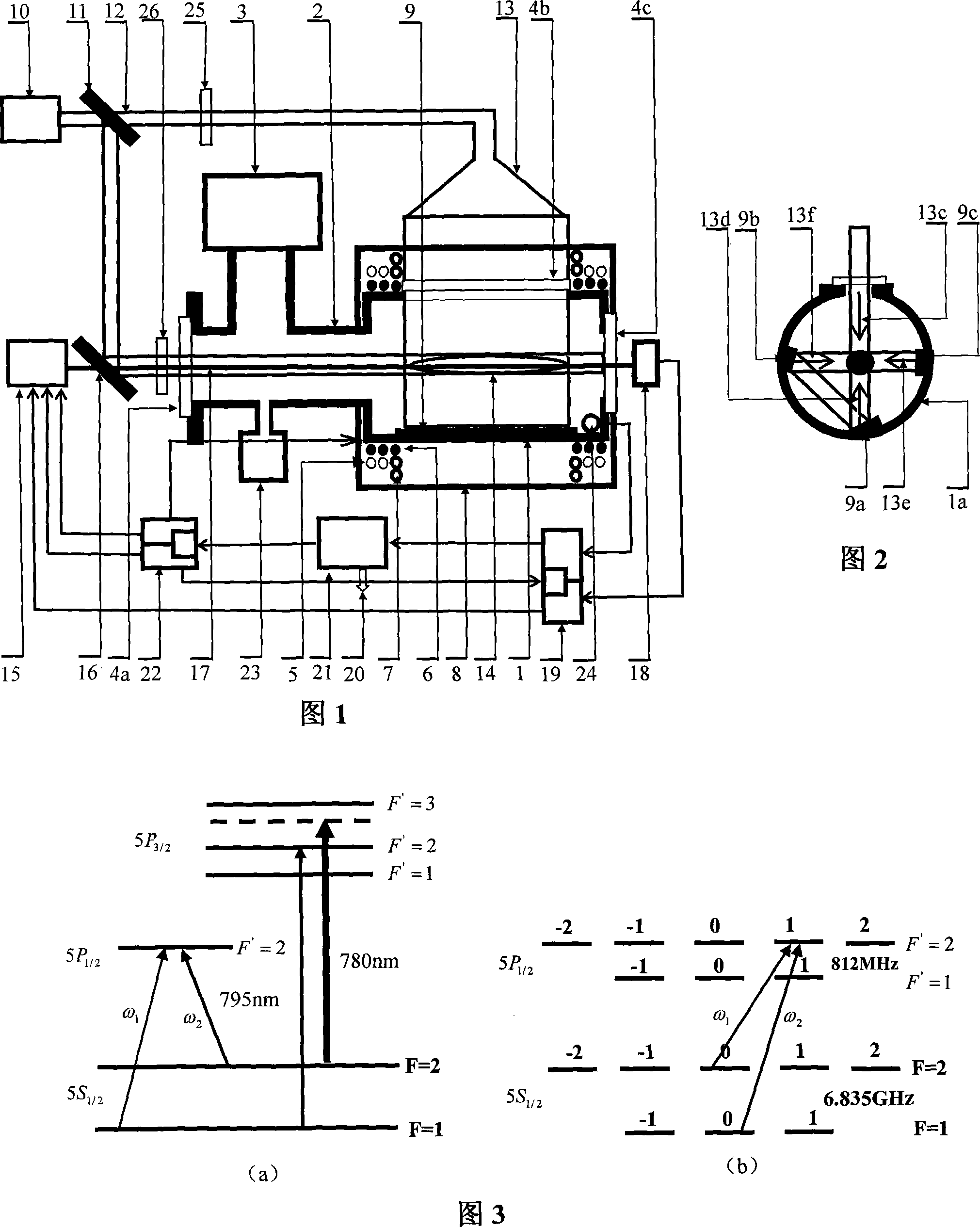 Coherent maser radiation cold atomic clock