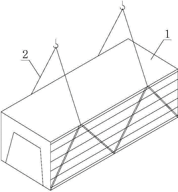 Hoisting rack for hoisting and mounting condenser shell module