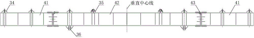 Hoisting rack for hoisting and mounting condenser shell module