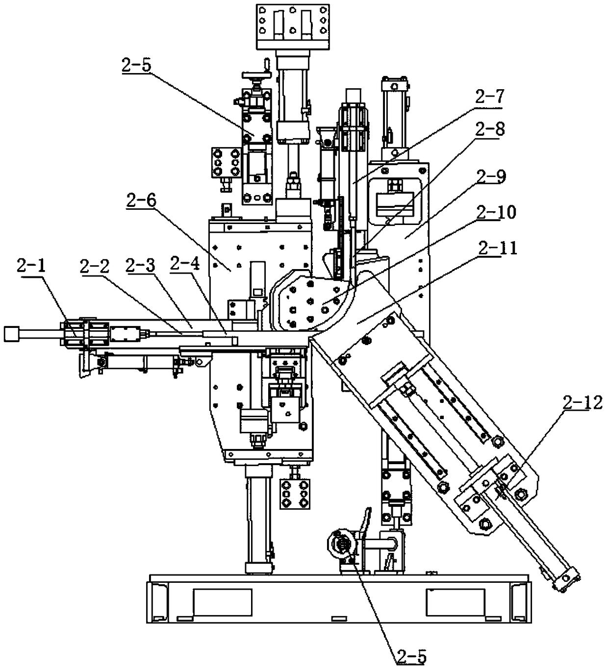 Fully automatic pipe fitting bending machine