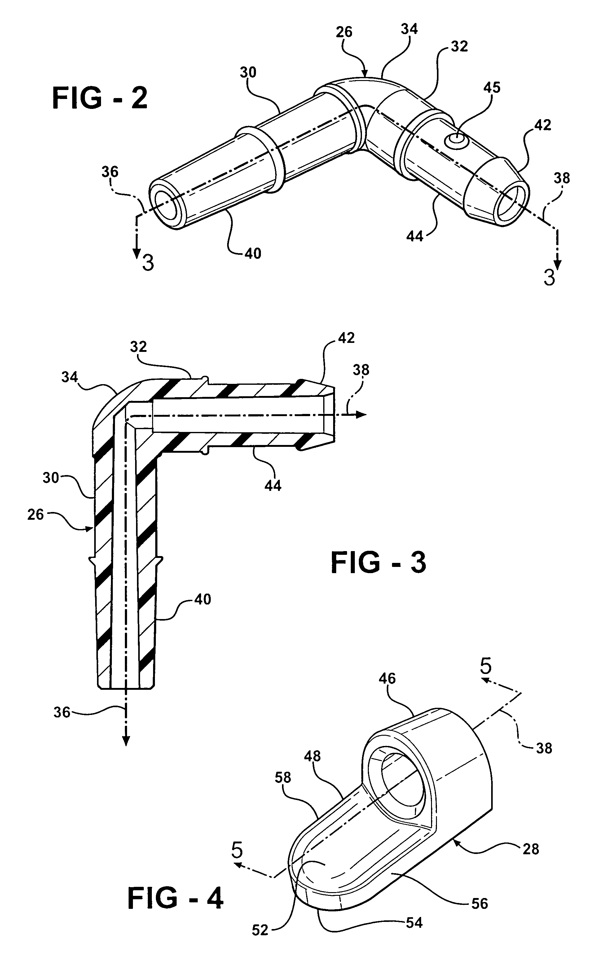 Angled medical connector with height compensator