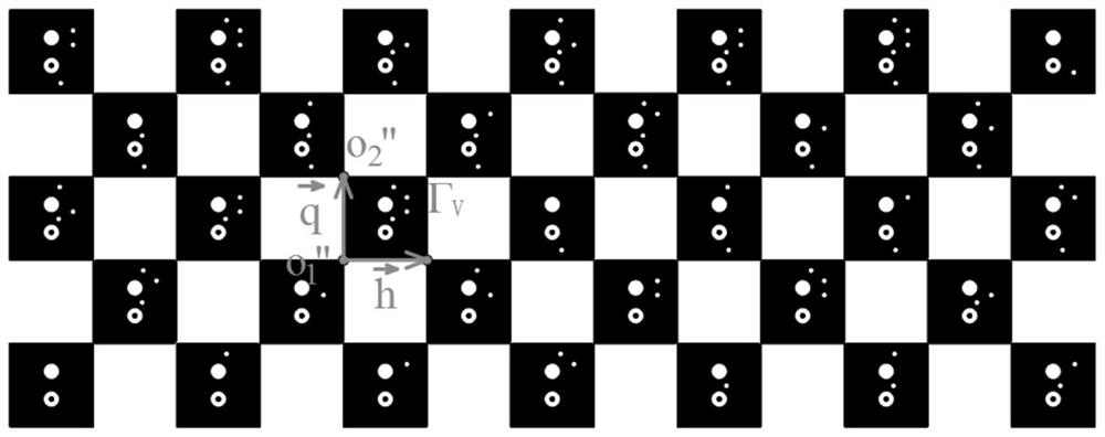 A coding plane target used for camera internal and external parameter calibration and its coding method