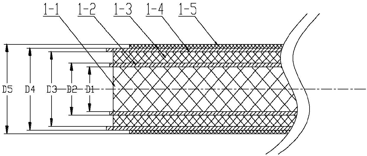 High-voltage coaxial cable joint