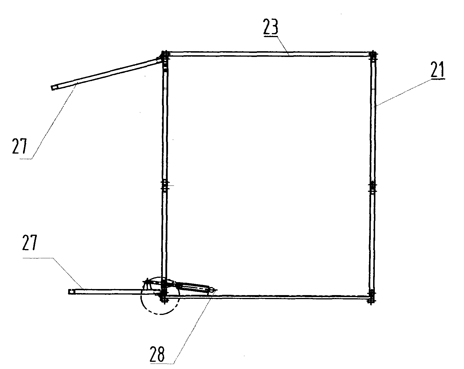 Movable type method and special vehicle for oil-water separation and wastewater purification of mobile kitchen waste