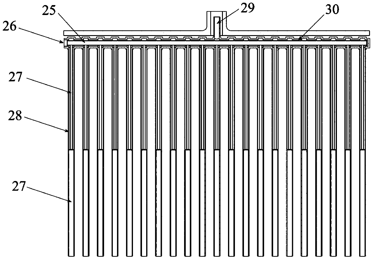 A tracer particle spreading device and operation method for piv measurement of two-phase flow field