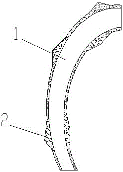 Heat-insulated spiral duct