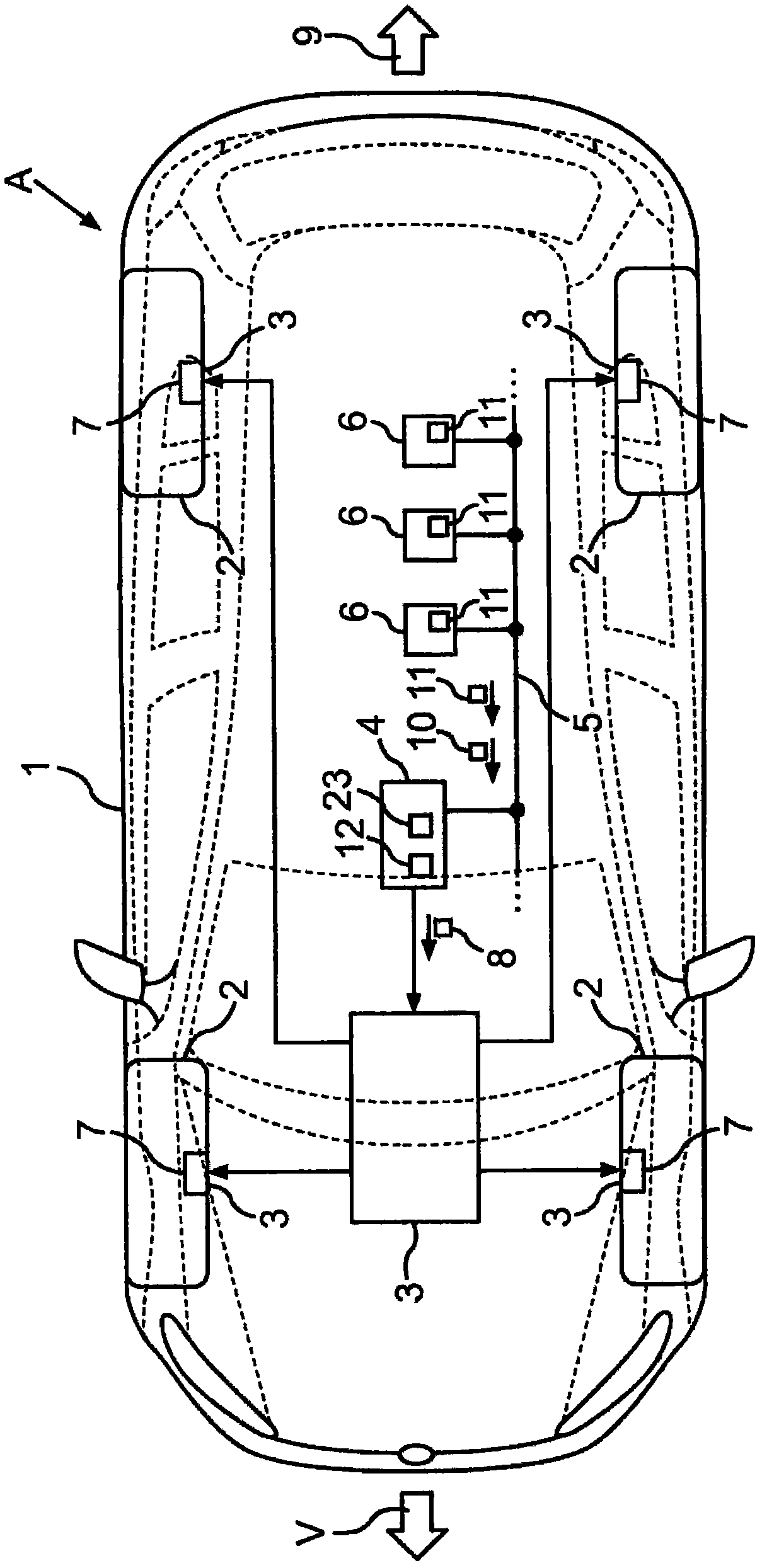 Control of the reduction gear of a motor vehicle