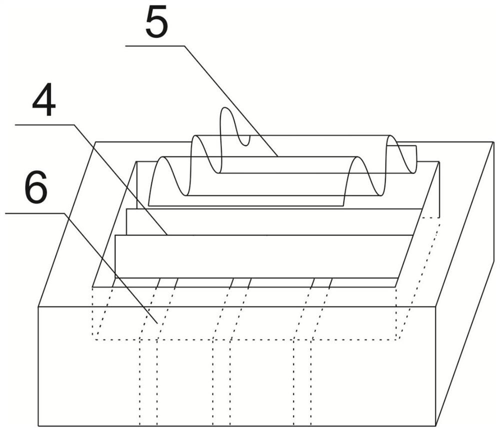 Multi-wall sandwich structure carbon fiber composite material and preparation method thereof