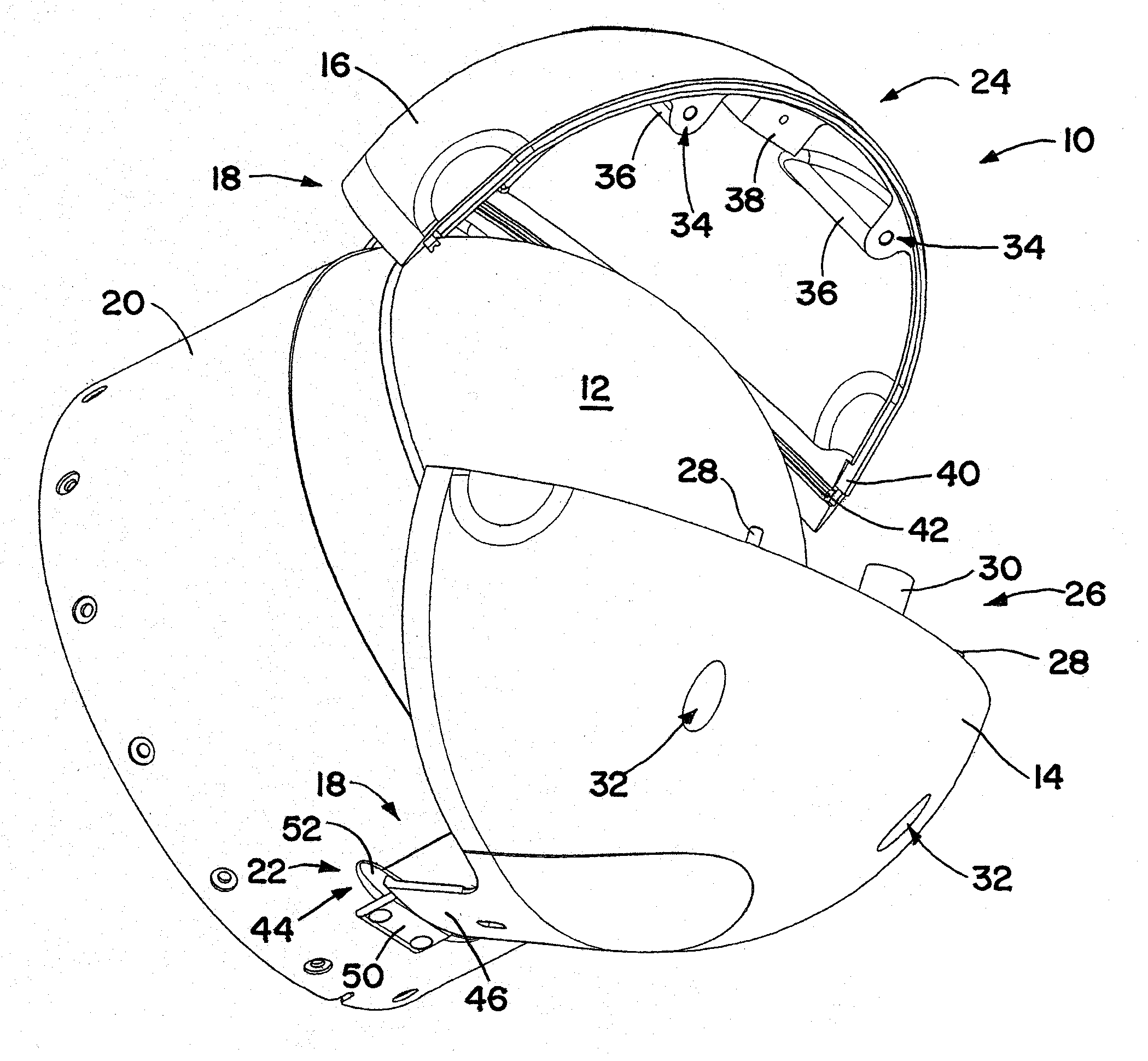 Releasable radome cover