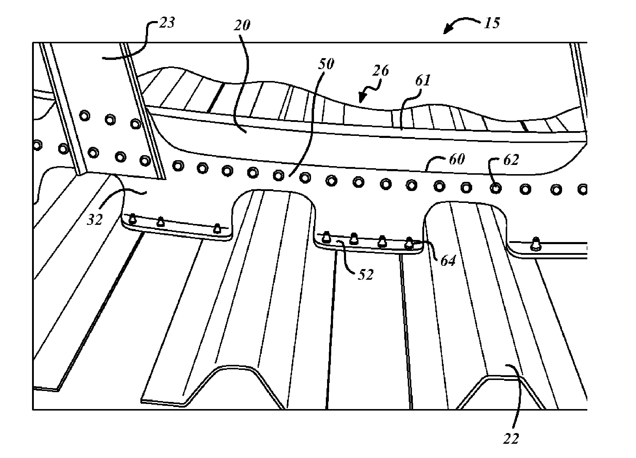 Method to control thickness in composite parts cured on closed angle tool