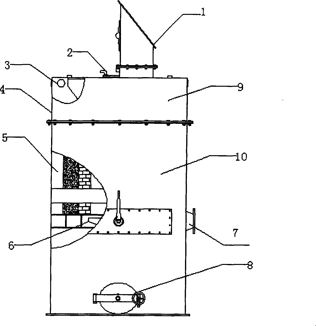 Biological energy-marsh gas fermentation-solar energy integrated utilization system