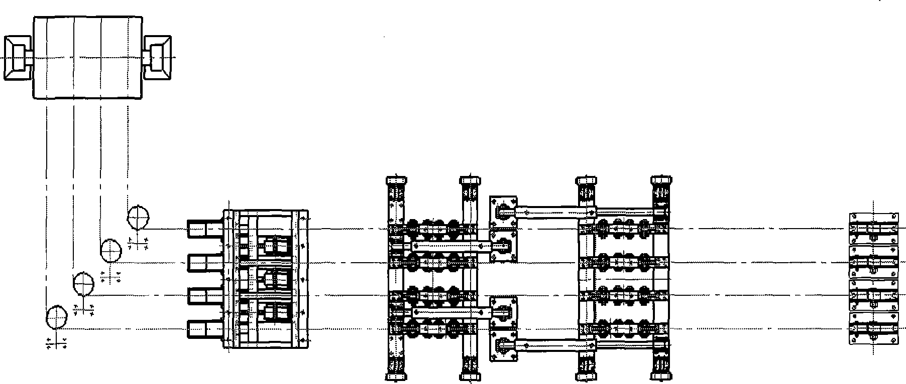 First rope synchronous continuous replacement apparatus of hoister