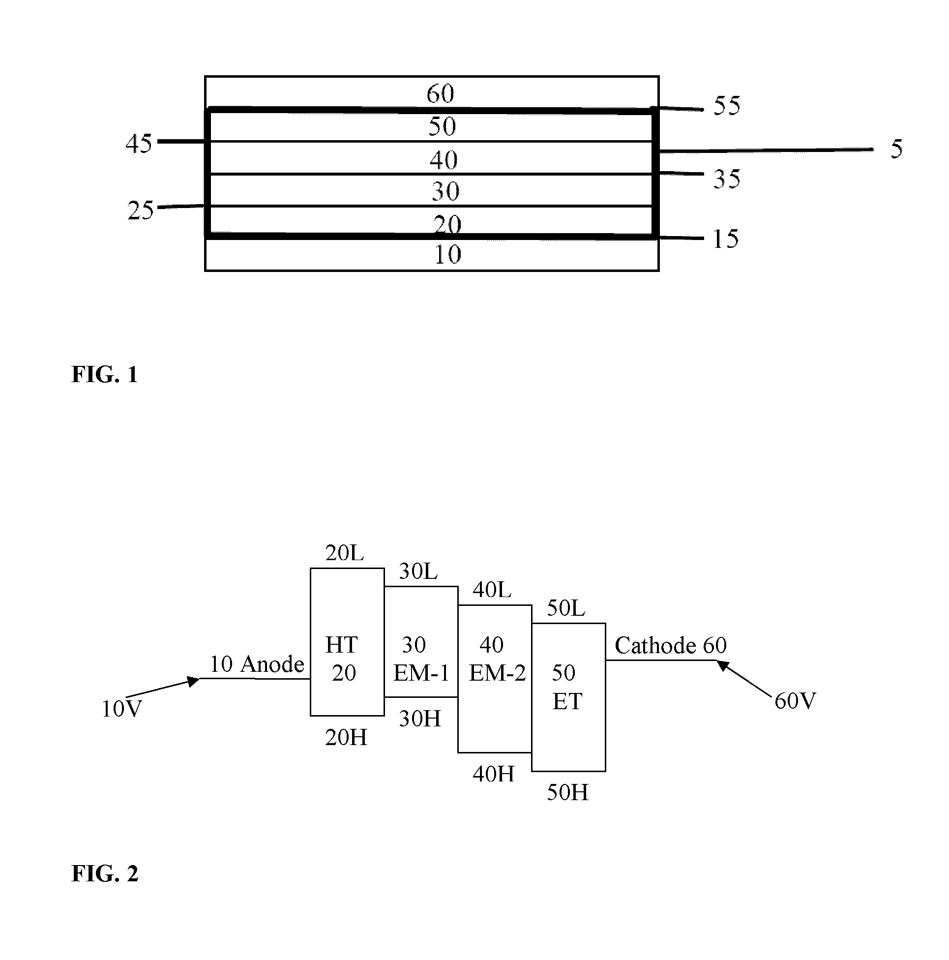 Organic light-emitting diode with enhanced efficiency